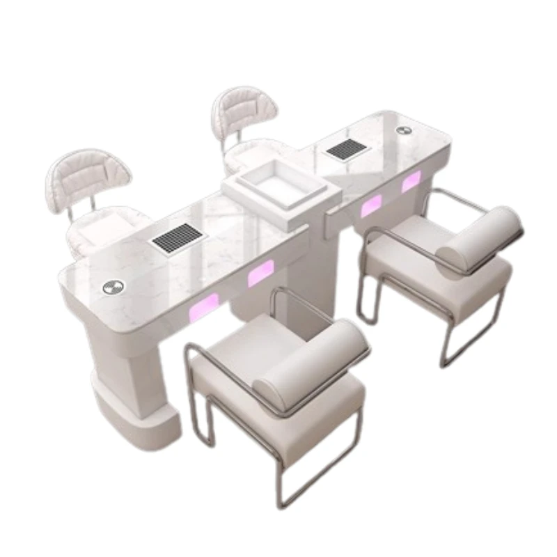マニキュア用大理石テーブルチェア,ネイルサロン家具,デザイナーUVランプ,プロのネイルジェルマニキュア,新モデル