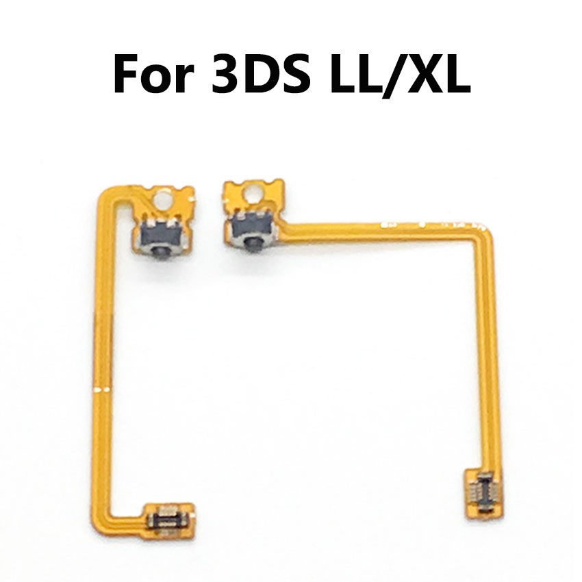 JCD L R ショルダーボタンとフレックスケーブル 3DS 3DSLL 3DSXL 新しい 3DS LL XL 修理左右スイッチトリガー