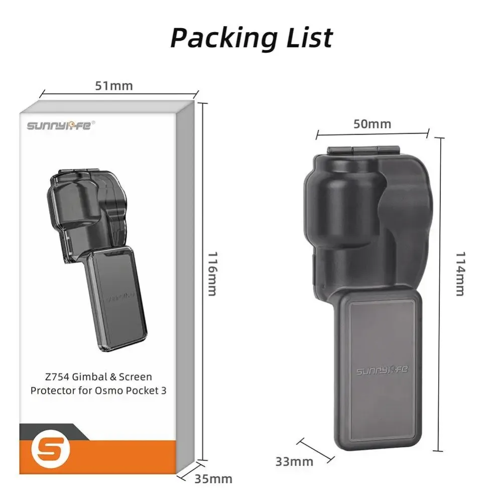 Für DJI Osmo Pocket 3, Silikon Schutzhülle, Gimbal Objektiv, Bildschirm, Schutzhülle, Zubehör, Kamera-Schutzhülle