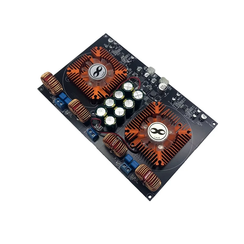 Placa amplificadora Digital YJ-TPA3255 clase D de doble núcleo, alta potencia 2,0, refrigerada por aire, 600W + 600W, módulo portátil multifunción duradero