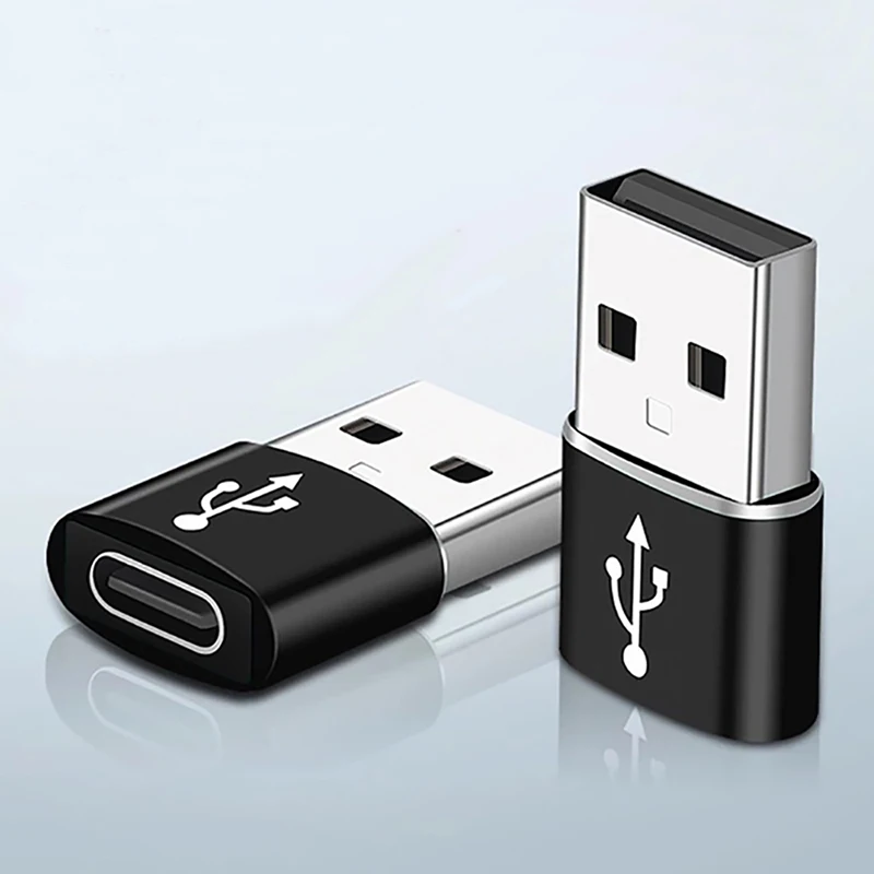 Usb 3.0 para usb c 3.1 adaptador mini hi-speed usb tipo c fêmea para usb tipo um macho carregamento rápido sincronização de dados conversor adaptador otg