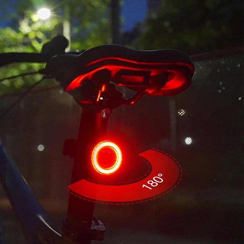 MEROCA 自転車リアライト USB 充電高視認性多機能点滅ブレーキセンサーテールライト MTB ロードバイクランプ