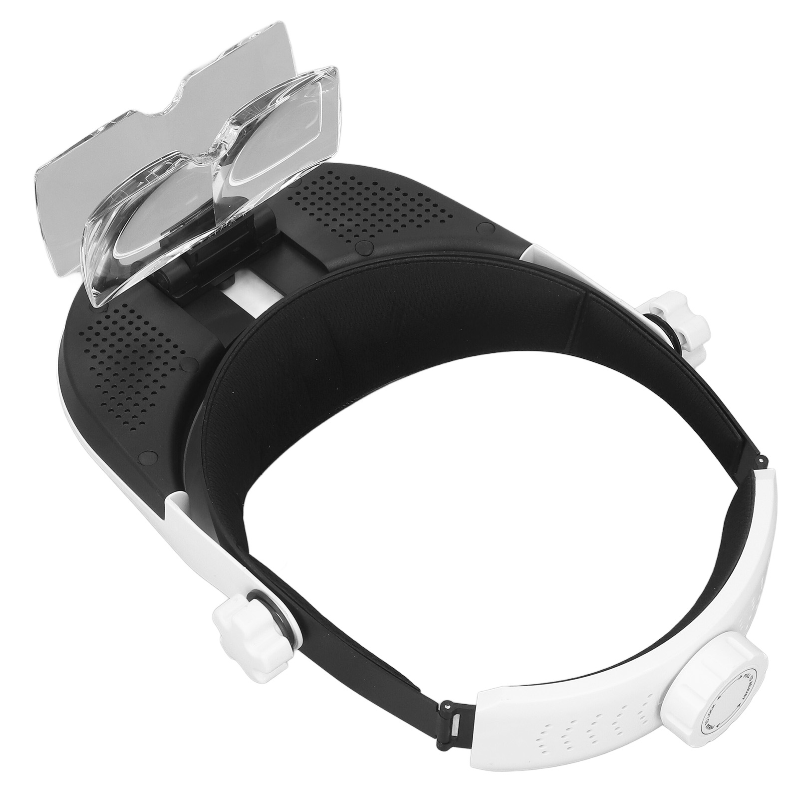 Loupe à tête ZK50, loupe Rechargeable LED avec 5 lunettes pour la lecture et la réparation