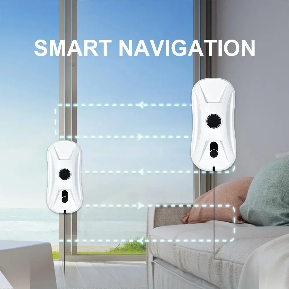 DIVEDEER nettoyeur de vitres Intelligent bidirectionnel Double pulvérisation nouveau nettoyeur de vitres automatique Double pulvérisation Mini-Type Machine