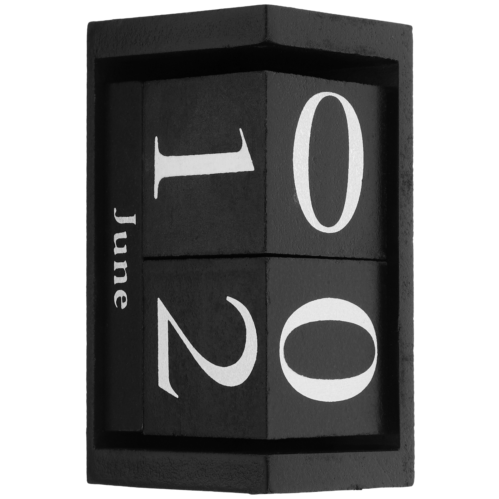 Holzblock Kalender Desktop Büro Dekor Theke Blöcke Tisch Haushalt Klein Retro