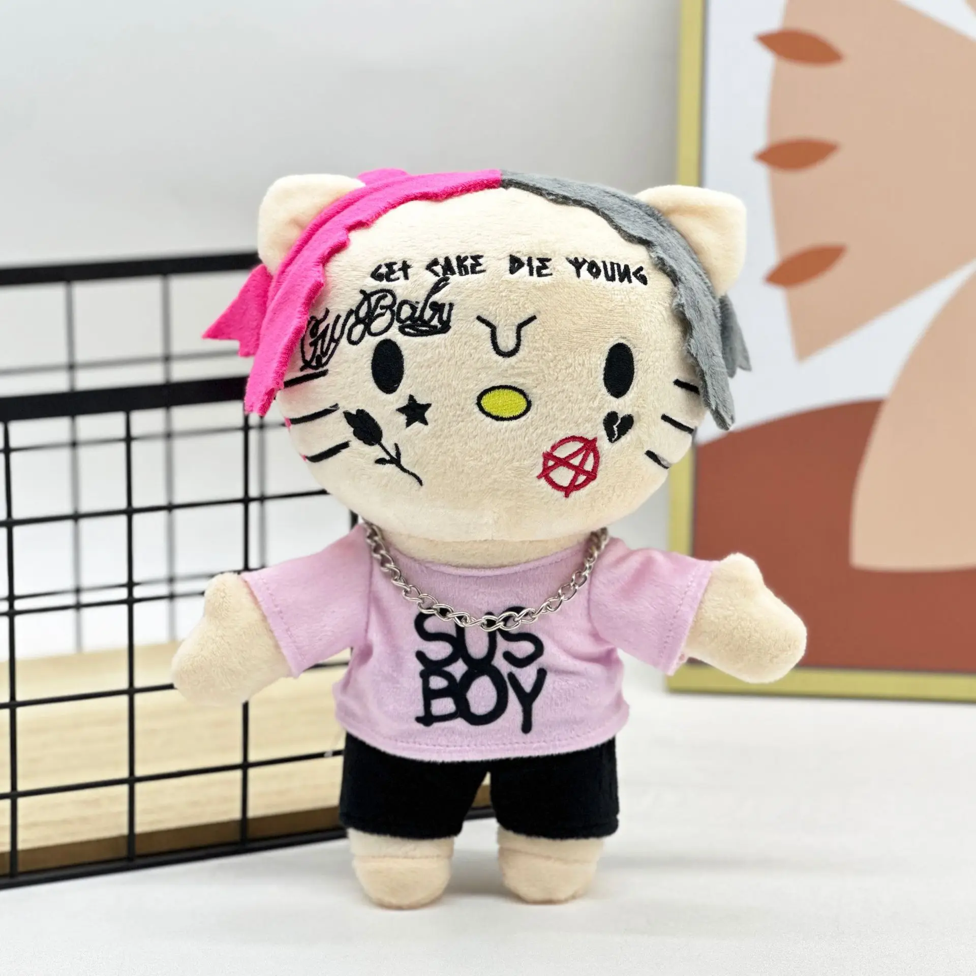 ใหม่ Hello Kitty ตุ๊กตาอะนิเมะของเล่นตุ๊กตาเสื้อผ้าตุ๊กตา Soft Plush เด็กของขวัญวันเกิด