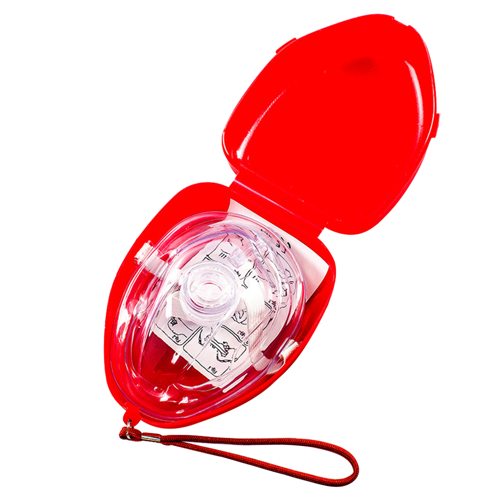 CPR-Masken mit Einwegventil, wiederverwendbare Erste-Hilfe-Maske, Rettung von Mund zu Mund, Erste-Hilfe-Set, Notfall-Rettungsgerät