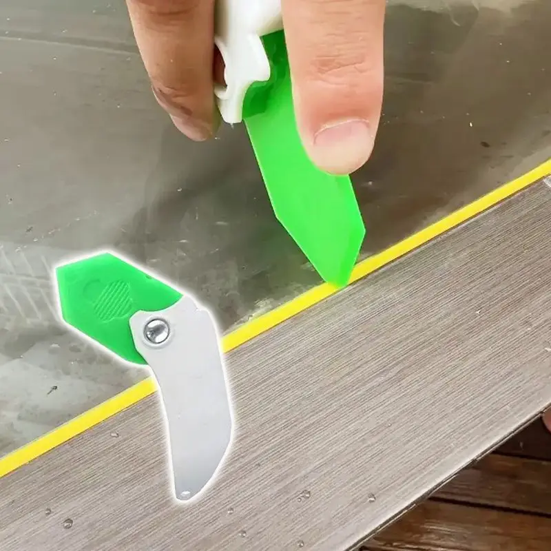 9-in-1 อเนกประสงค์ Spatula Caulking เครื่องมือซิลิโคนกาวเครื่องมือ Joint Sealant Spreader Spatula Scraper สําหรับกระเบื้อง Window Grout