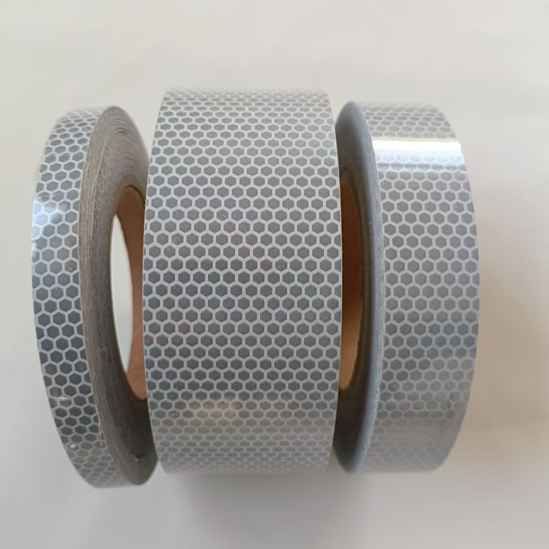 1cm/2.5cm/5cm Maritime Reflective Stickers White Adhesive Tape Reflector Waterproof Conspicuity Warning Film Strip For Boat