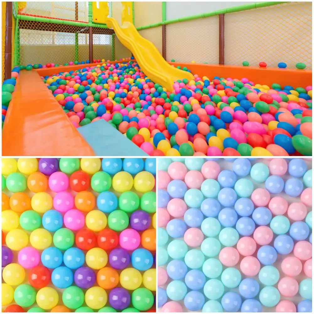 100 個屋外スポーツボールカラフルな軟水プールオーシャンウェーブボールベビー子供面白いおもちゃ環境に優しいストレス気球