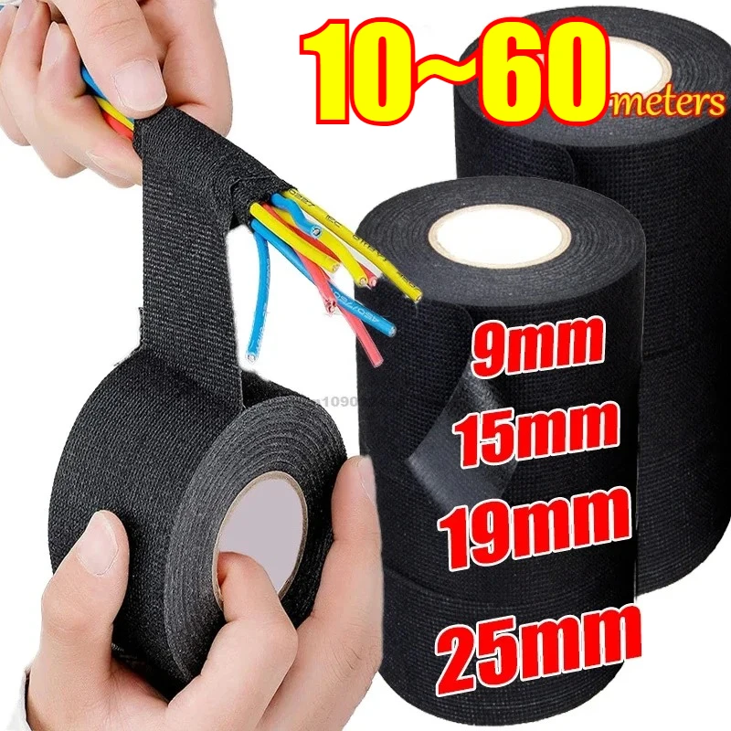 Cinta de tela automotriz, cintas de tela aislantes eléctricas, cinta térmica resistente al calor para coche, cinta impermeable para cables insonorizados