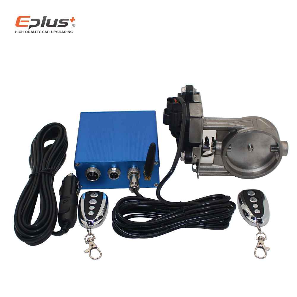 EPLUS Auto Uitlaatpijp Elektronische Klepdempers Universele Multi-hoek Modus 51 60 63 70 76 MM Controller Apparaat Afstandsbediening