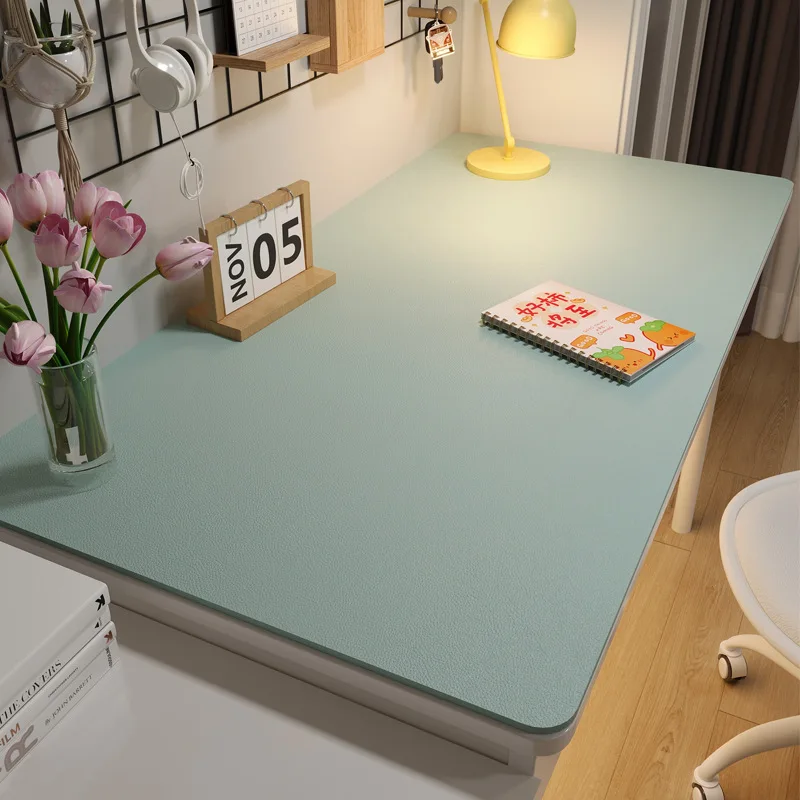 Leather Table cloth for Home Easy Clean Table Protector Waterproof Tea Coaster Large Desk Mat Anti-Slip Gamer Keyboard Mouse Mat