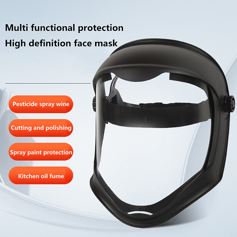 Protector facial completo antiniebla, cubierta facial reutilizable, visera transparente protectora para restaurante, ligero, duradero, multiusos