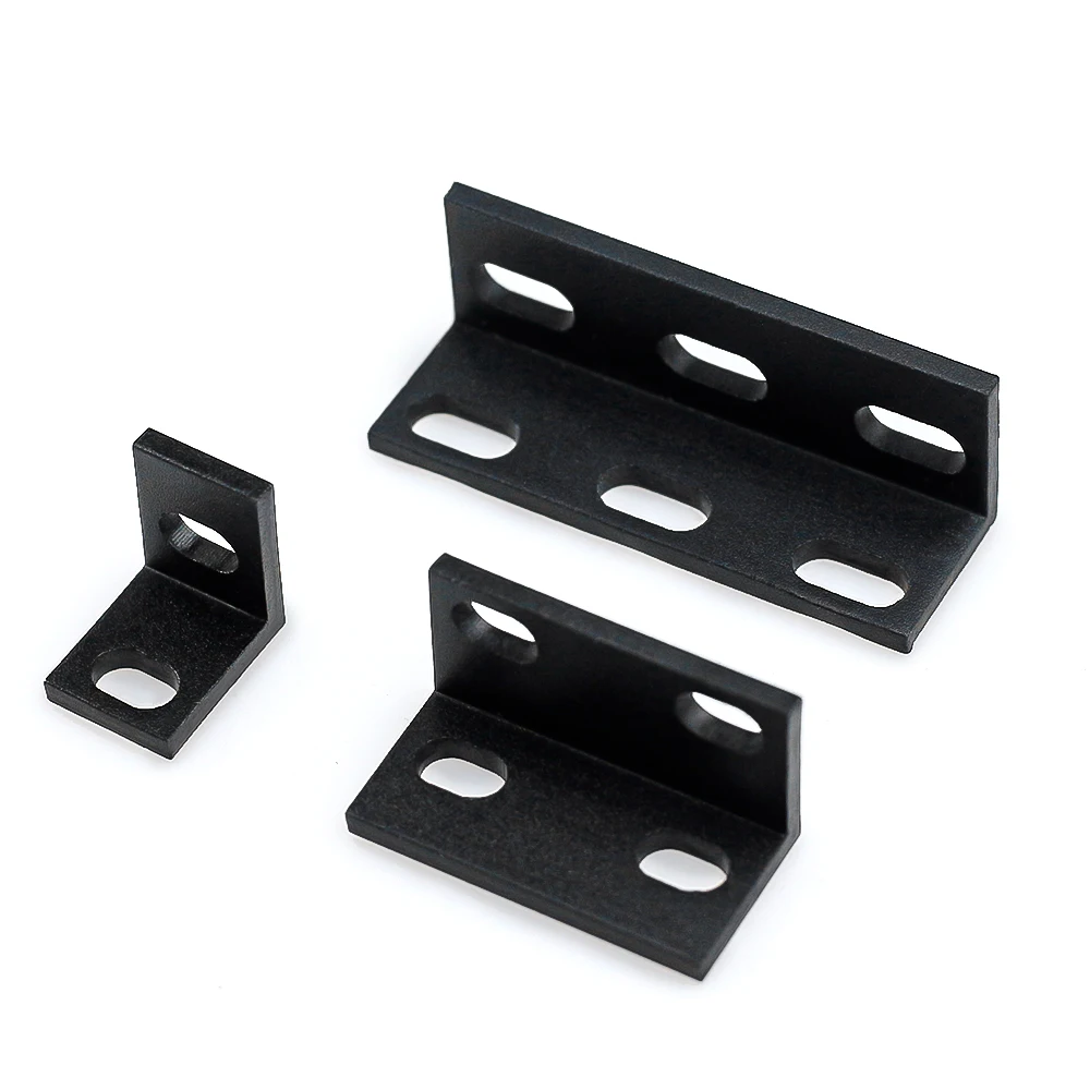 8Pcs/Lot Single/Double/Triple Universal L Type Corner Bracket Fitting Connector Angle Brackets for 20 Series Aluminium Profiles