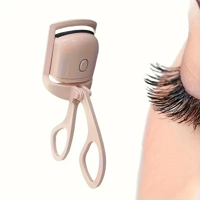 1pc ABS Elektrische Wimpernzange, Moderne Schönheit Auge Instrument Für Zuhause, Langlebige Curl Elektrische Wimpern Dauerwelle Wimpern Clip