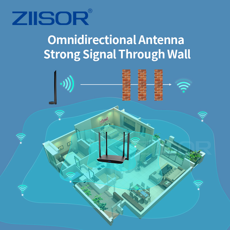 ZIISOR 10 Stück 2,4 GHz Router-Antenne Wifi 2,4 GHz Omni-Modem-Antenne SMA-Stecker für DTU-Modul-Repeater-Antenne