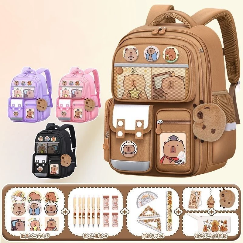Kinder Schultaschen für Jungen Mädchen Kinder Rucksack Grundschule Orthopädischer Schulrucksack Wasserdichte Schultasche Büchertasche