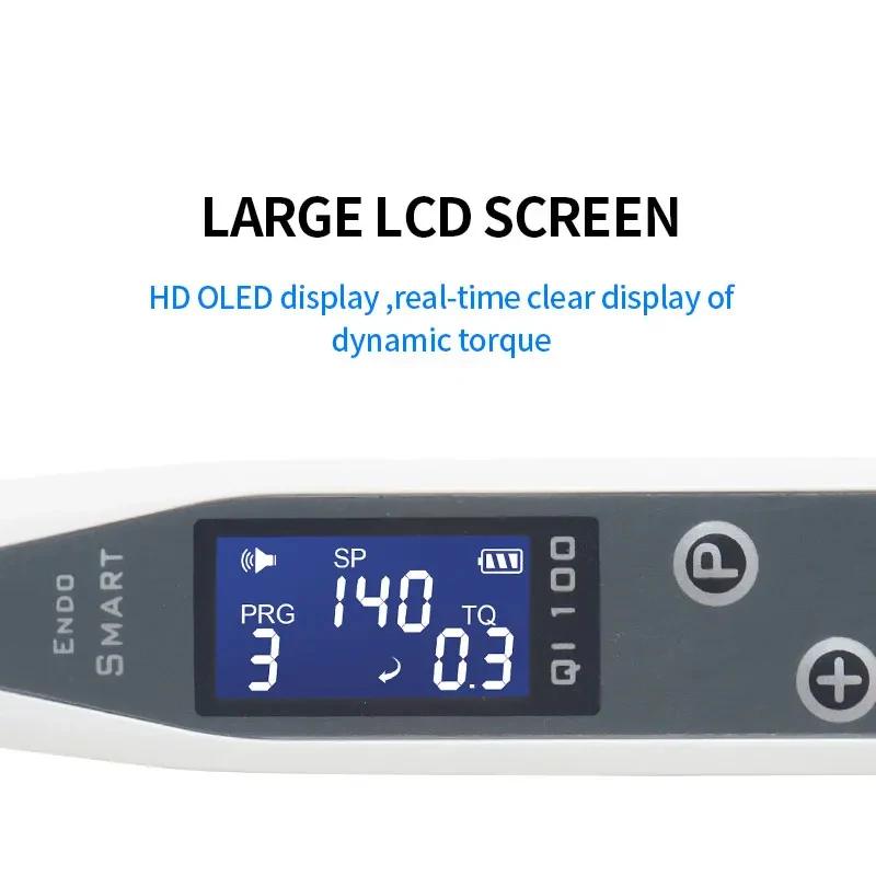 ทันตกรรม LED Endo มอเตอร์สมาร์ท 9 โปรแกรมพร้อมหลอดไฟ LED และ 16:1 ลด Contra มุม Endodontic เครื่องมือ