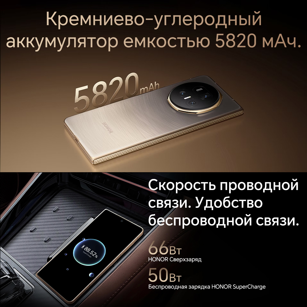 Original nuevo HONOR Magic V5 versión Global 5G plegable LTPO OLED 120Hz pantalla 7,92 "50MP cámaras Snapdragon 8 Elite 5820mAh 66W
