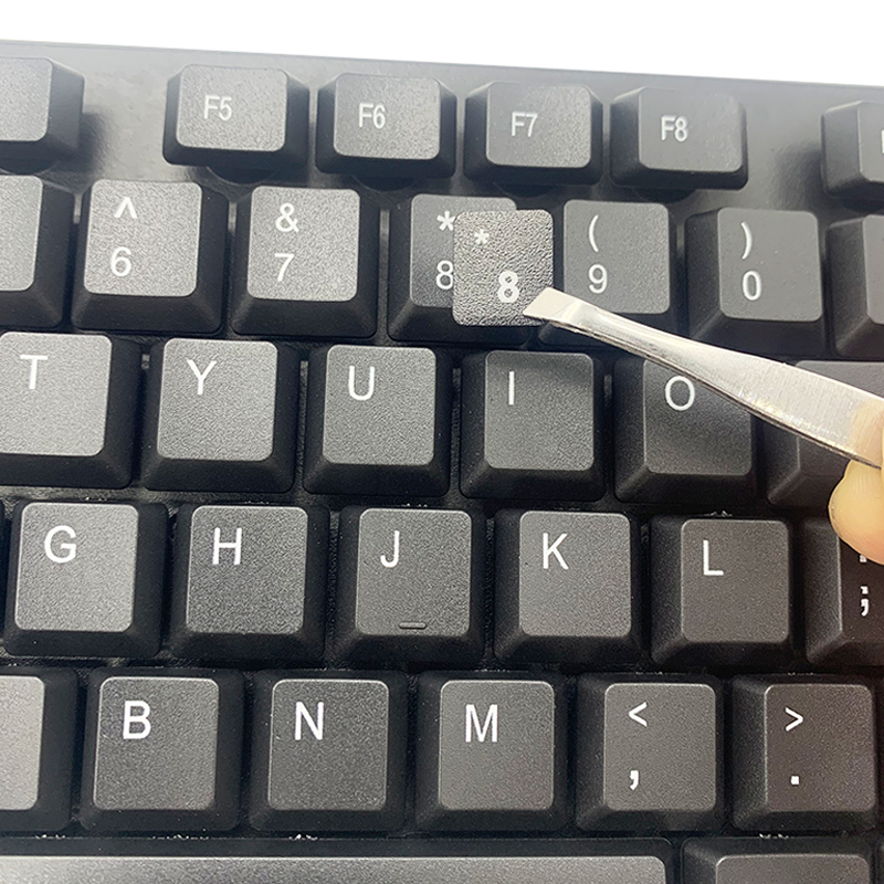 Autocollants de clavier résistants à l'usure, lettres arabe/japonais/russe/coréennes/espagnoles/thaïlandaises de remplacement pour clavier d'ordinateur portable et de bureau