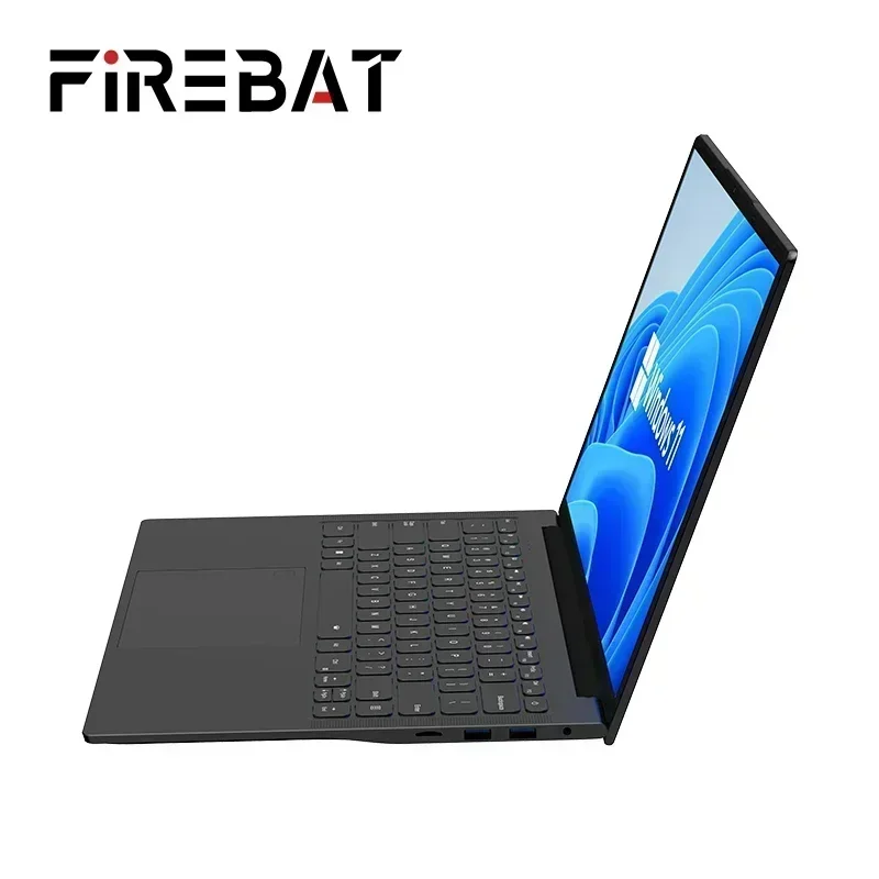 Firebat-ラップトップ,超薄型,100% srgb,ddr4,16 gb ram,1テラバイト,1920x1200,a16,intel n100,n5095