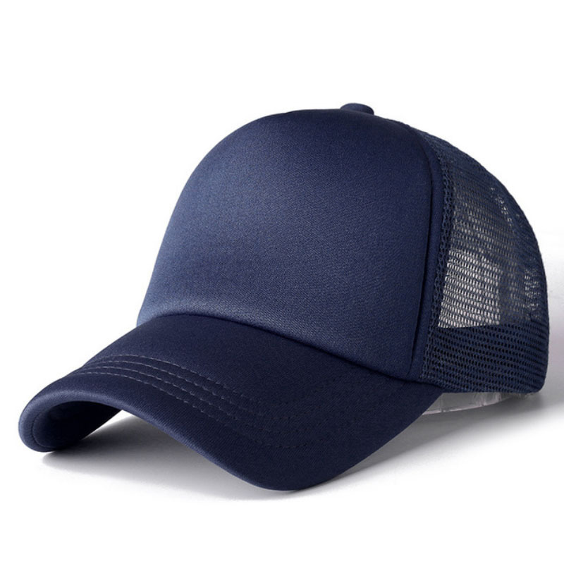 COKK Berretto da baseball in rete Cappelli snapback regolabili per donna Uomo Berretto da camionista Hip Hop unisex Cappello da papà Spugna Morbido e traspirante Nero