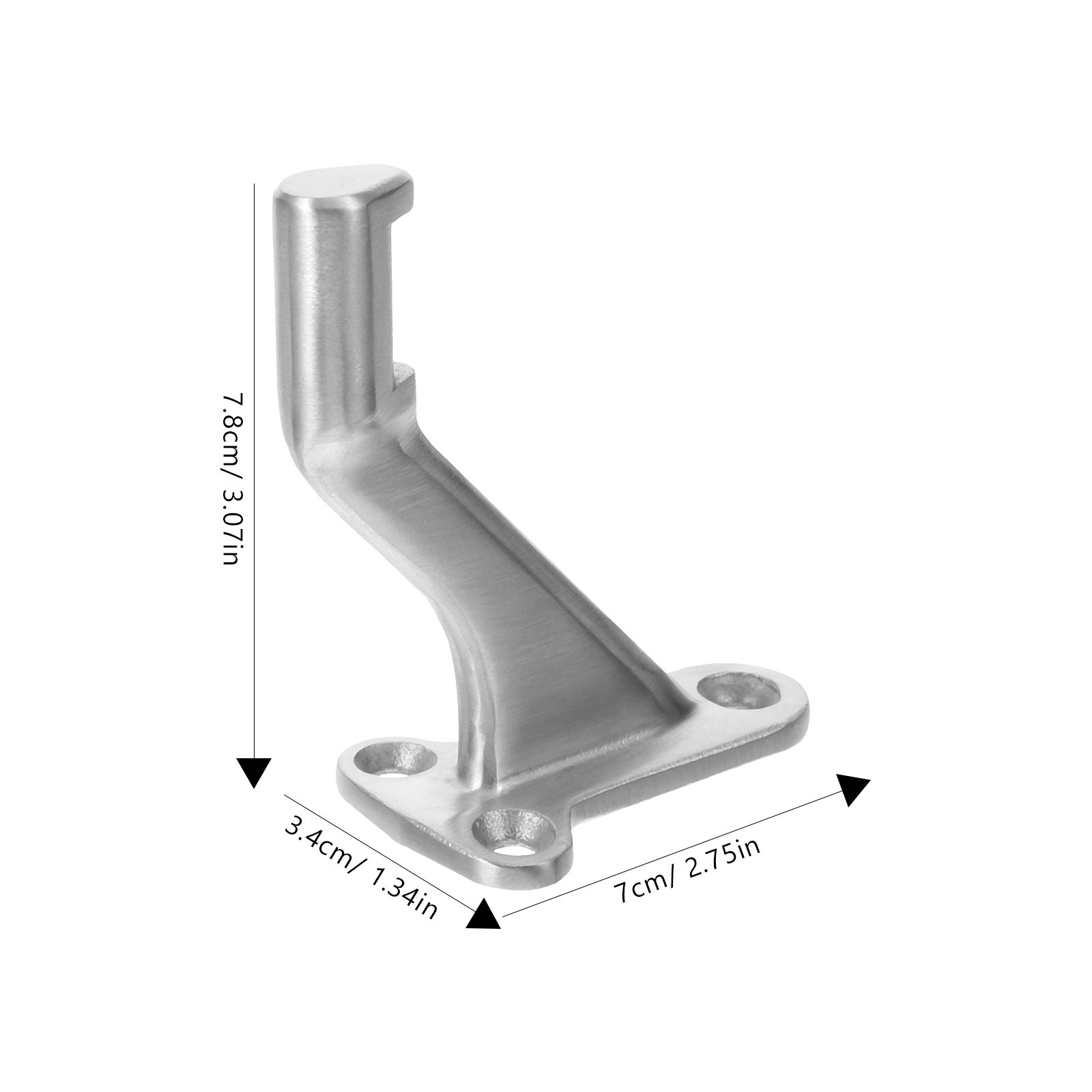 1Set Handrail Brackets for Stairs Wear Resistant Versatile Practical Accessory Safety Stair Rail Brackets Stair Railing Bracket