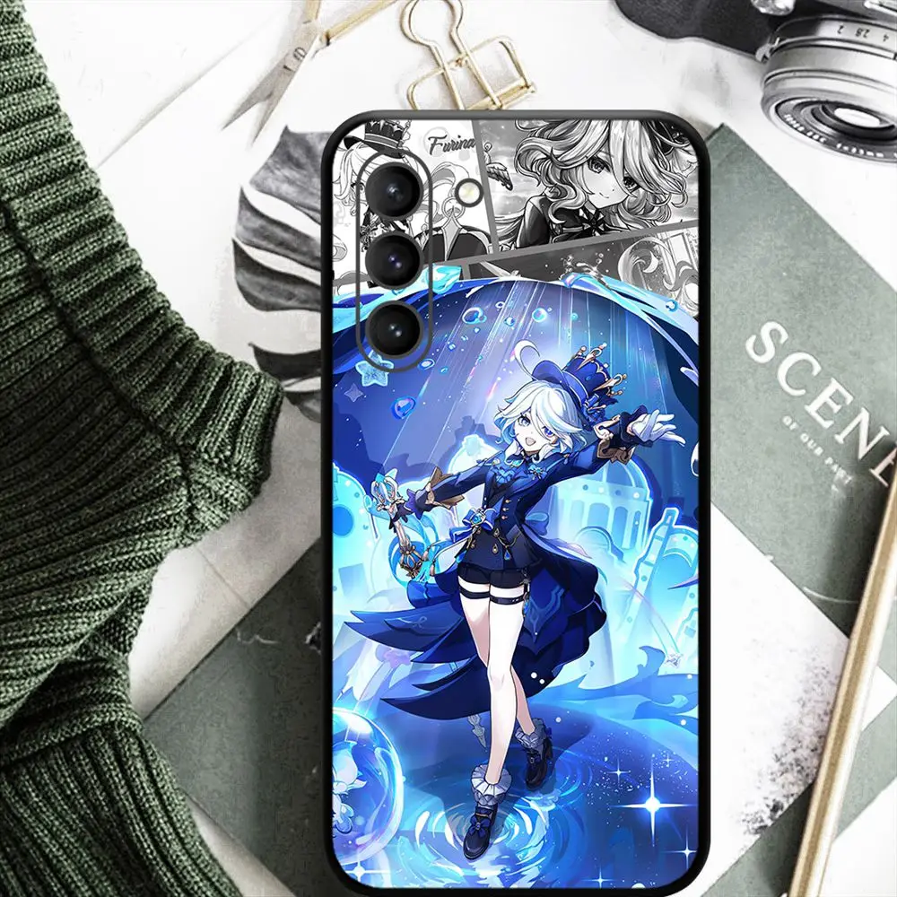 Furina Genshin Impact Hydro Archon Character 5 Stars Phone Case for SAMSUNG Galaxy S23 Ultra S22+ S21 FE S20 A54 Note20Plus A53