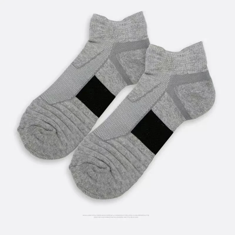 3 pares de calcetines deportivos de rizo de malla transpirable, acolchados, gestionadores de humedad y duraderos, reducen el pie para correr, senderismo y deportes