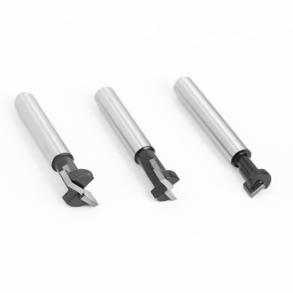 LAVIE 6mm 1/4 Shank Black Keyhole Bit T-Slot Cutter Router Bit Woodworking Milling Cutter For Wood Tools Face Mill End Mill C06