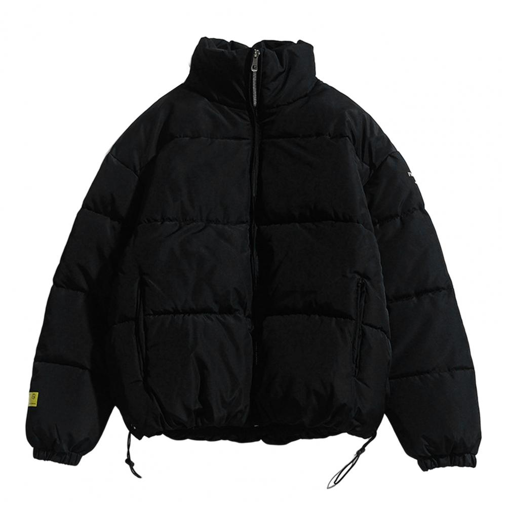 Chaqueta de invierno para hombre, Parkas gruesas, abrigo cálido con cuello levantado para hombre, Parka informal de Color sólido, ropa nueva de moda para mujer