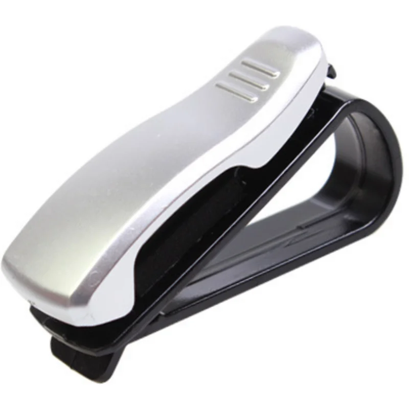 รถ Sun Visor คลิปแว่นตาแว่นตากันแดดมัลติฟังก์ชั่นธุรกิจการ์ดผู้ถือตั๋วแว่นตากล่องอุปกรณ์เสริมในรถยนต์