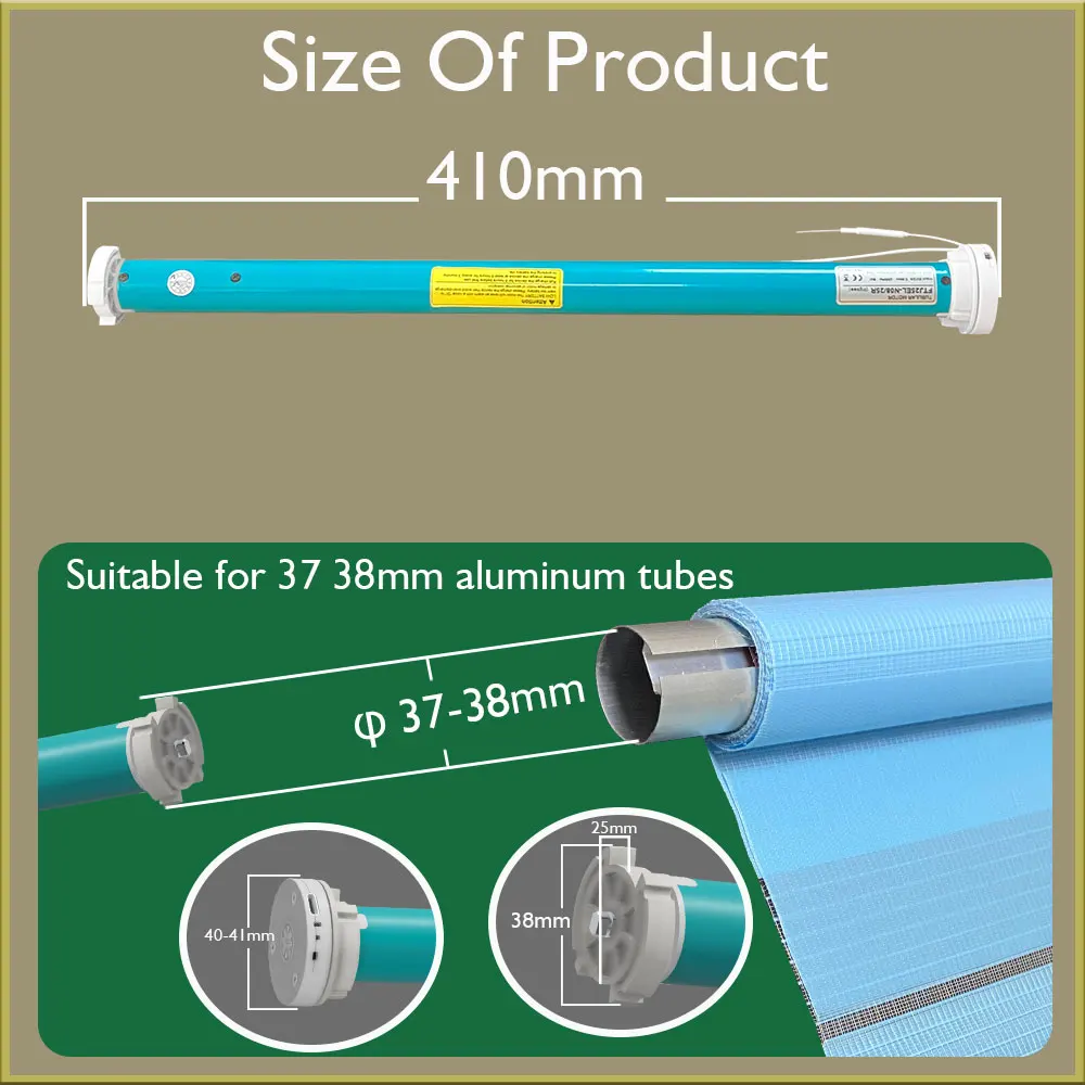 Lifelibero Tuya Zigbee แบตเตอรี่หน้าต่างสมาร์ทผ้าม่านผ้าม่านลูกกลิ้งมอเตอร์สําหรับ 37 38 มม.ทํางาน Alice Alexa สมาร์ทลําโพงบ้าน