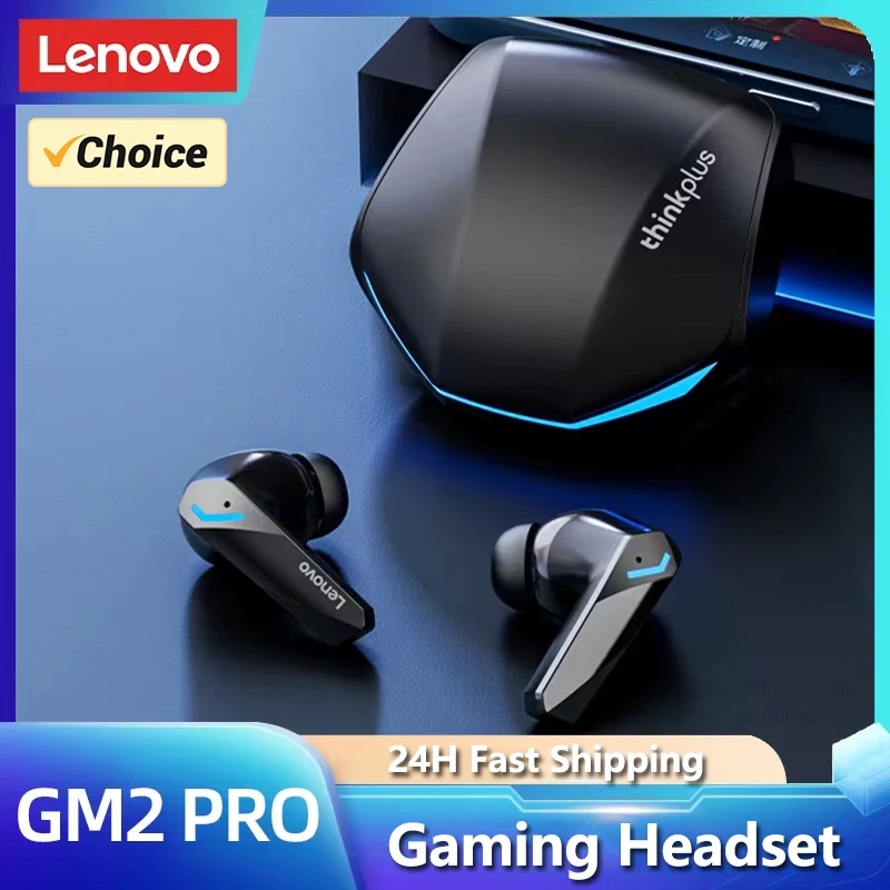 Choice Lenovo GM2 Pro 5,3 auriculares inalámbricos Bluetooth auriculares de baja latencia llamada HD modo Dual auriculares para juegos con micrófono