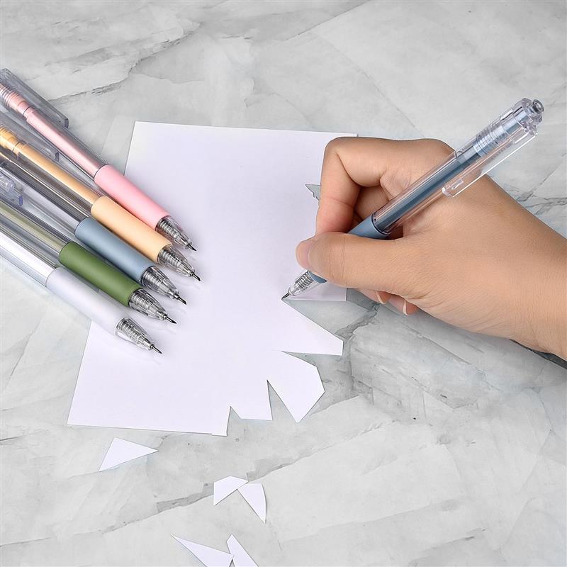 Juego de recambio de bolígrafo y cuchillo, cuchillo de corte de papel de utilidad artística, pegatina para álbum de recortes, herramienta de corte de precisión, cortador de suministros para manualidades DIY, 2 + 6 uds.