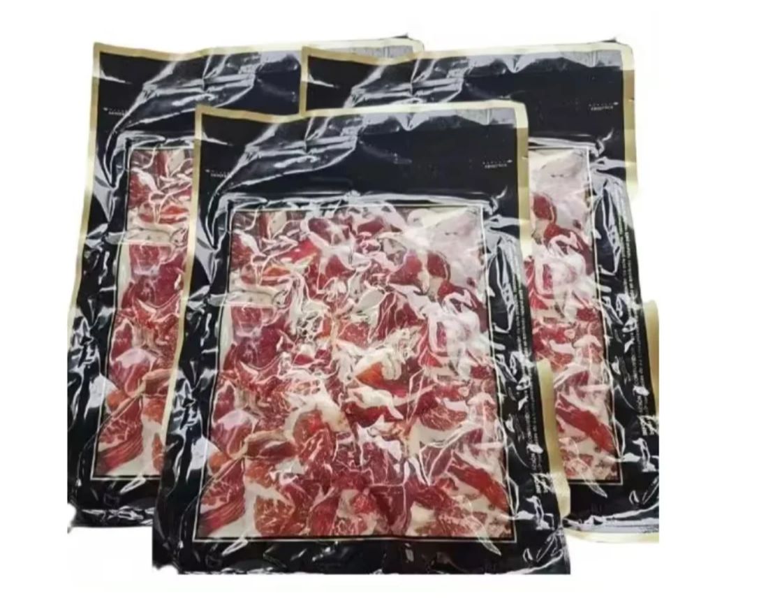 JAMON IBERICO LONCHA ROTO VIRUTAS IBERGOOD SOBRE 300g O PACK 2 SOBRES O PACK 3 SOBRES