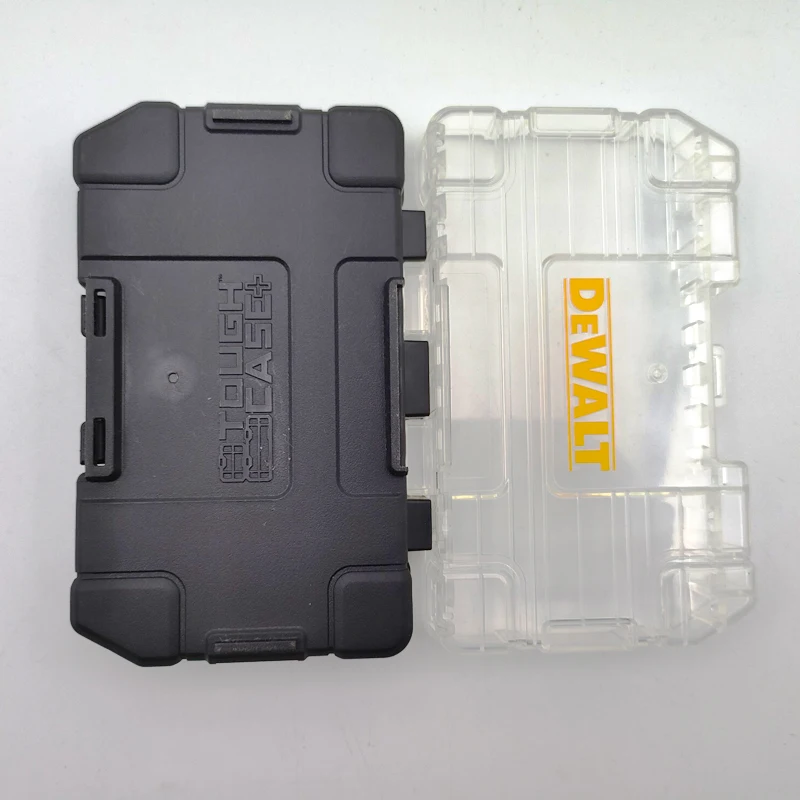 DEWALT TSTAK Tough Case Black Medium Stackable Removable Dustproof Drill Bits Accessories 148*85*40mm Storage Tool Box 1PCS
