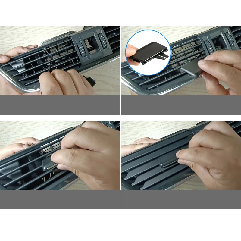 New Adjustment Plectrum Knob Dash Air Vent Grill Pick Trim Silde Cilp For Skoda Octavia 3 MK3 A7 2018 2019 2020 2015 2016 2017