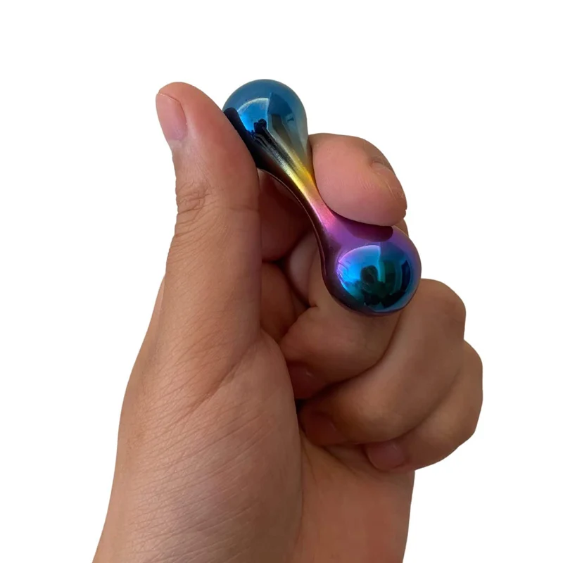 Knucklebone ไทเทเนียมกระดูกปลายนิ้วด้านบน Baole ลูกปัด Begleri ของเล่น Knucklebone นิ้วจํากัด EDC Anti ความเครียดออทิสติก ADHD Cool