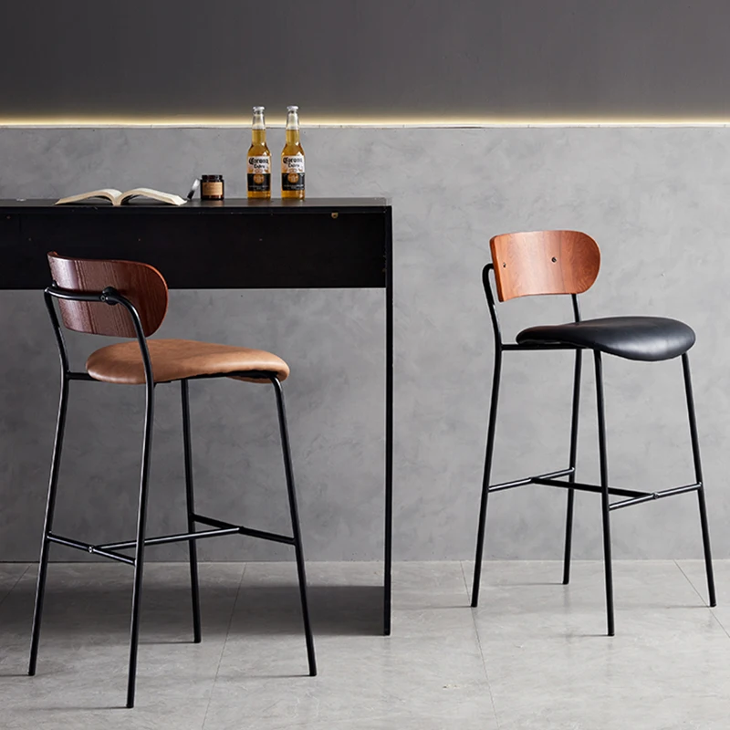 Gaming Relaxing Bar Stools Reception Desks Designer Modern Balcony Back Restaurant Dining Chairs Modern Sillas Salon Furniture