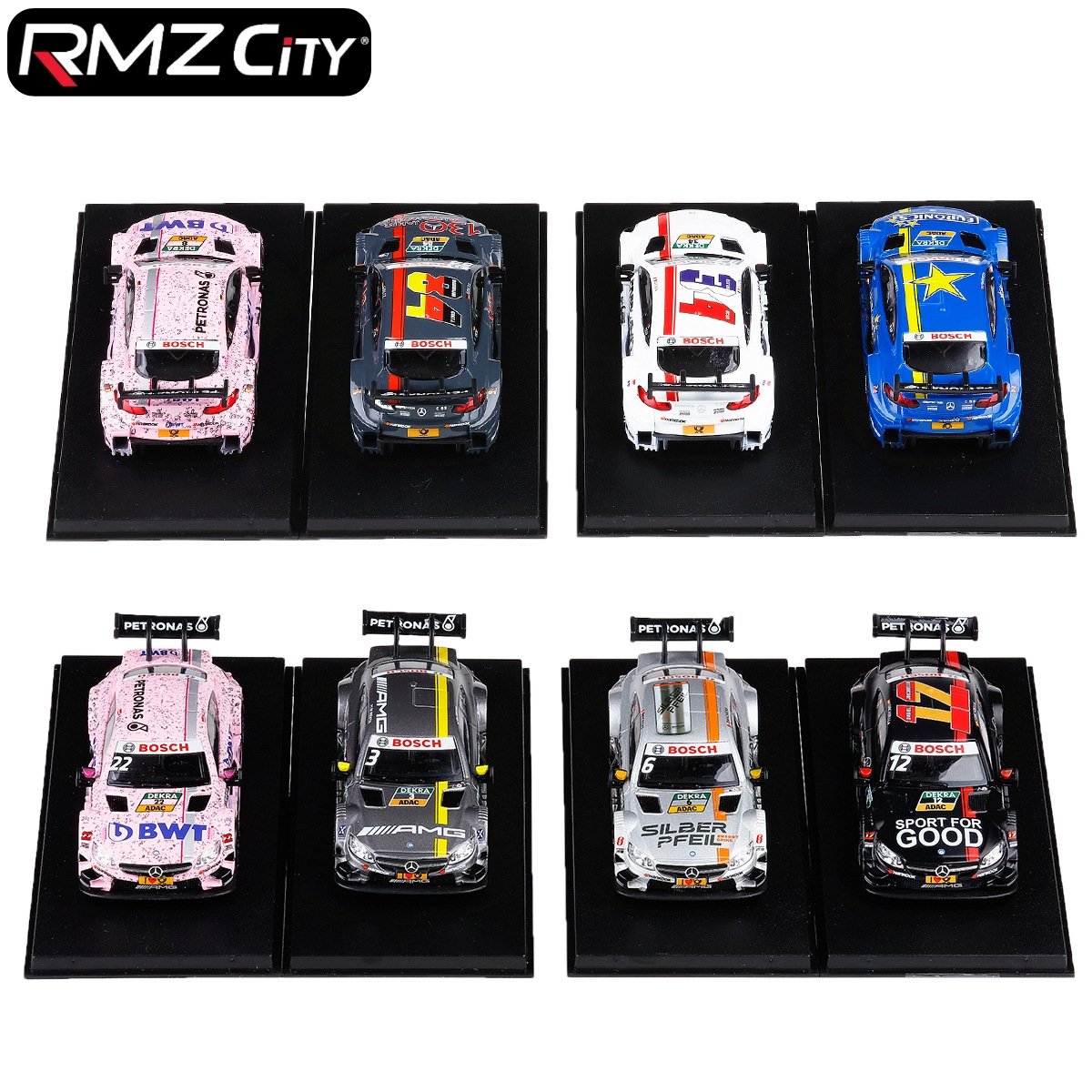 1:43 BMW M4 DTM coche de juguete modelo RMZ vehículo urbano miniatura Super carreras deporte colección regalo para niños chico exhibición