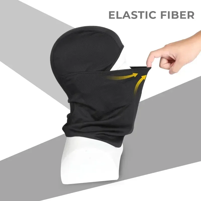 Quick-drying balaclava sports full face mask soft and breathable cycling helmet liner running hiking fishing hat cap