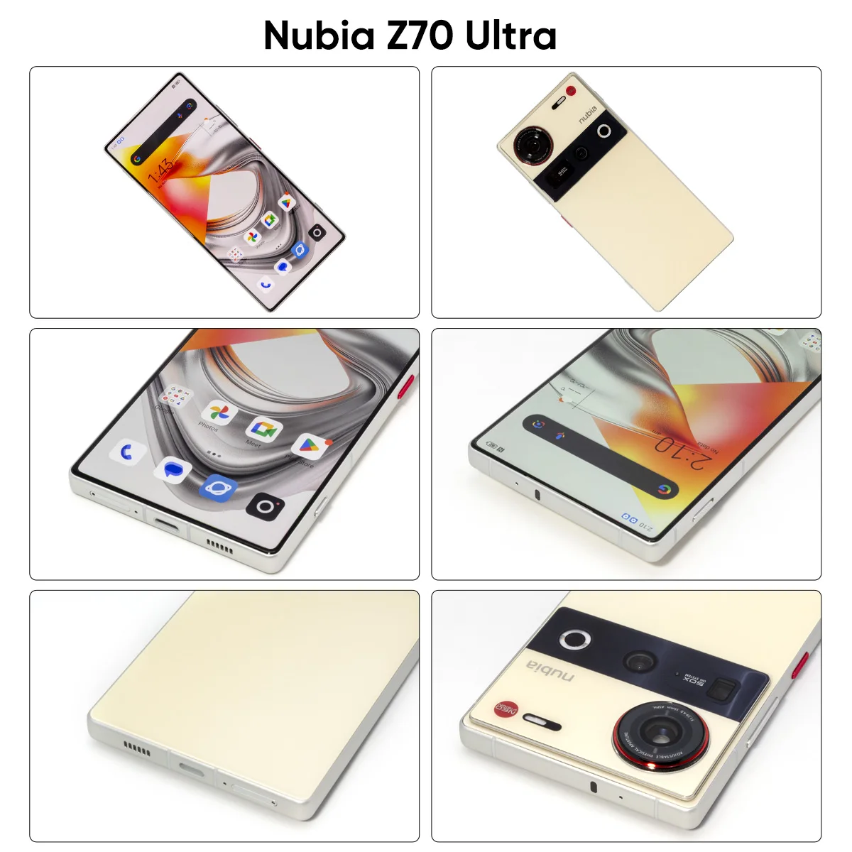 Nubia Z70 Ultra 5g Smartphone Snapdragon 8 Elite 6.85 ''144Hz Schermo Oled 6150 Mah Batteria 64Mp Fotocamera Android 15 Nfc Ip 6869 Versione Globale Telefono