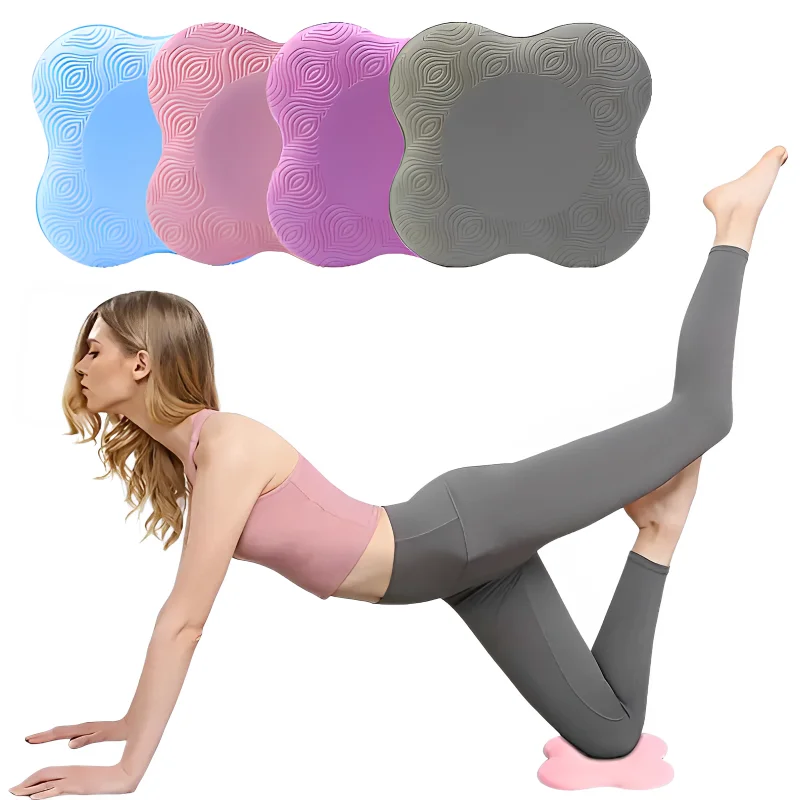 TPE ispessito antiscivolo Yoga ginocchiere cuscinetto protettivo ginocchio morbido supporto piatto rimbalzo antiscivolo sport fitness tappetino assorbimento degli urti
