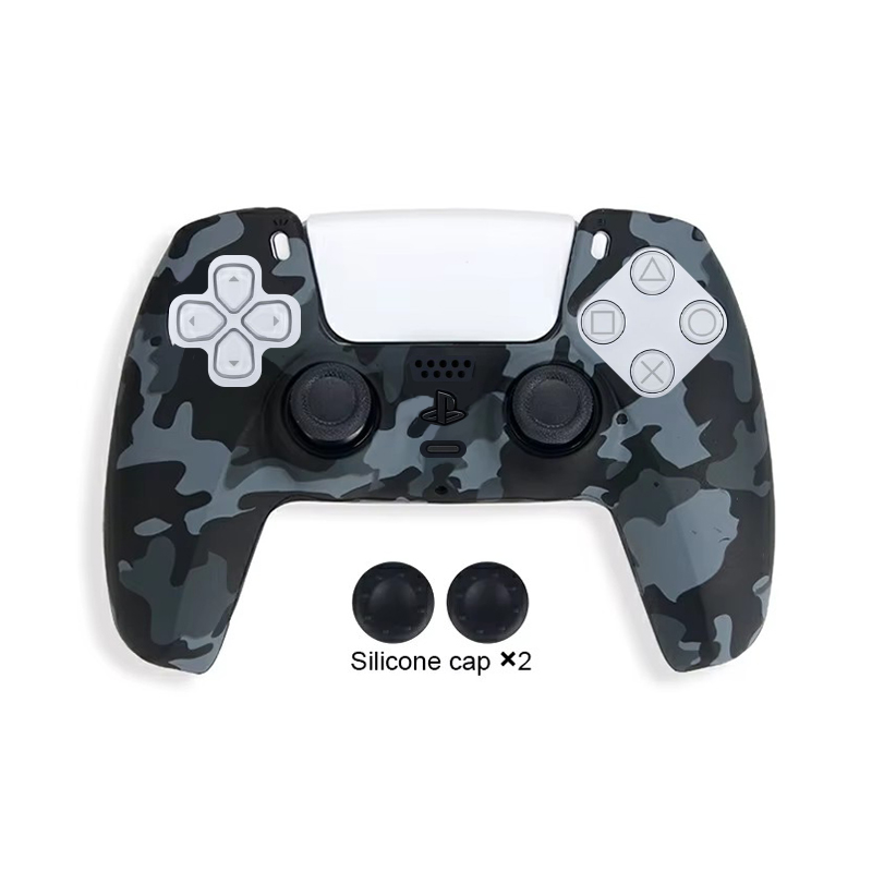 Custodia protettiva in pelle DATA FROG Camo per SONY Playstation 5 custodia in Silicone per accessori per Controller PS5