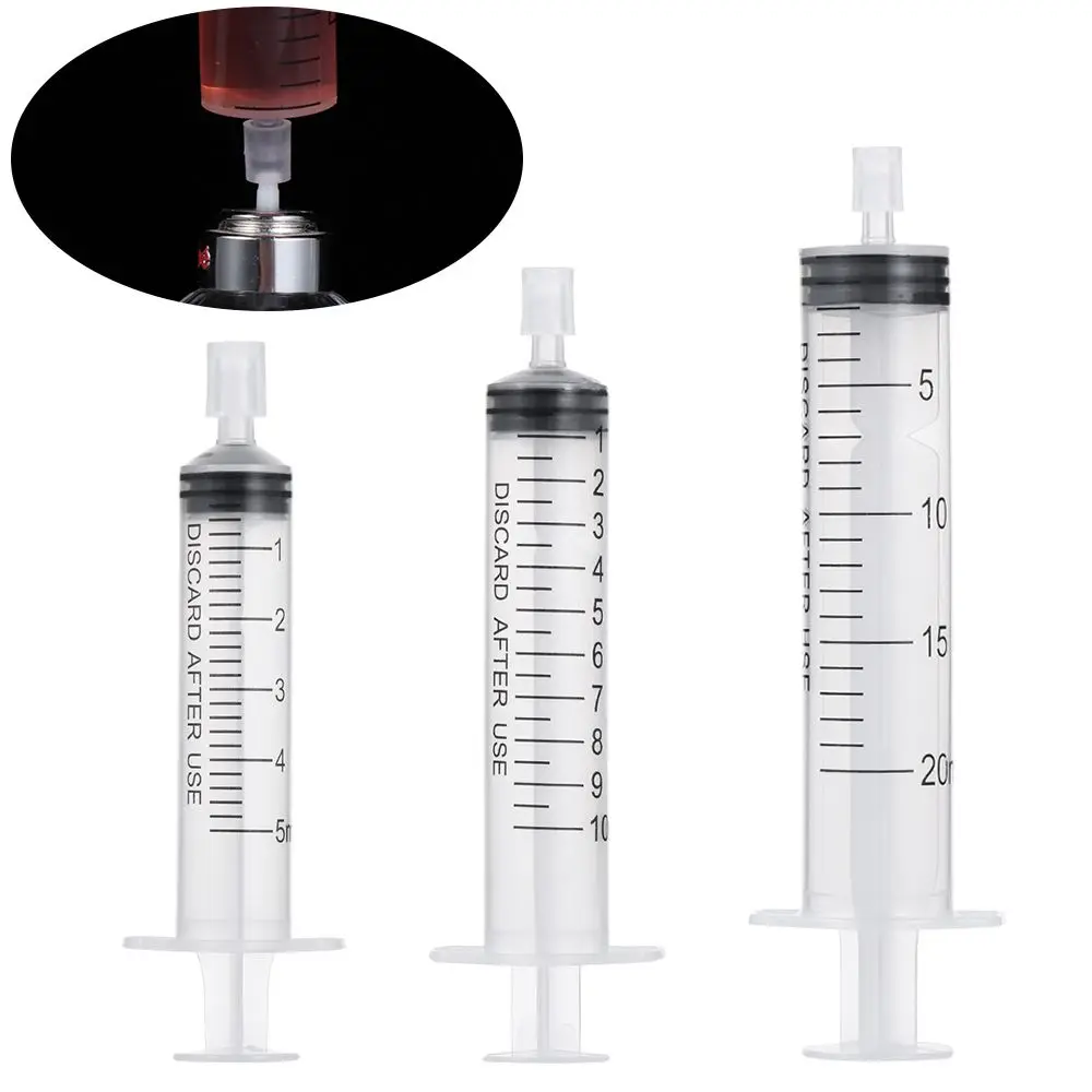 液体ボトルディスペンサーポンプ,液体スプレーボトル,香水ノズル,プラスチックシリンジ,5,10,20ml