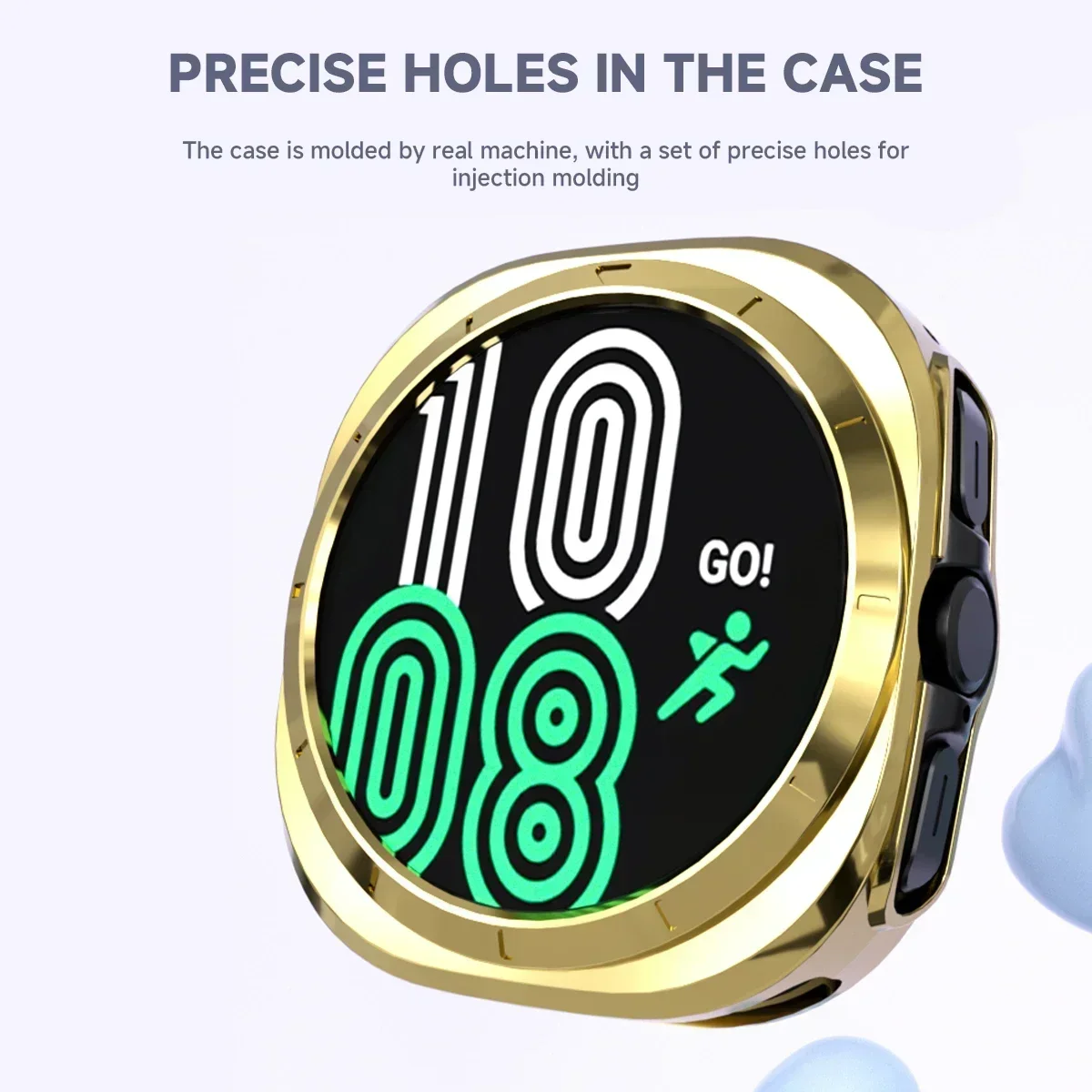 サムスンギャラクシーウォッチ7用のソフトTPU保護ケース,スマートウォッチ用の耐衝撃ケース,47mmのアクセサリ