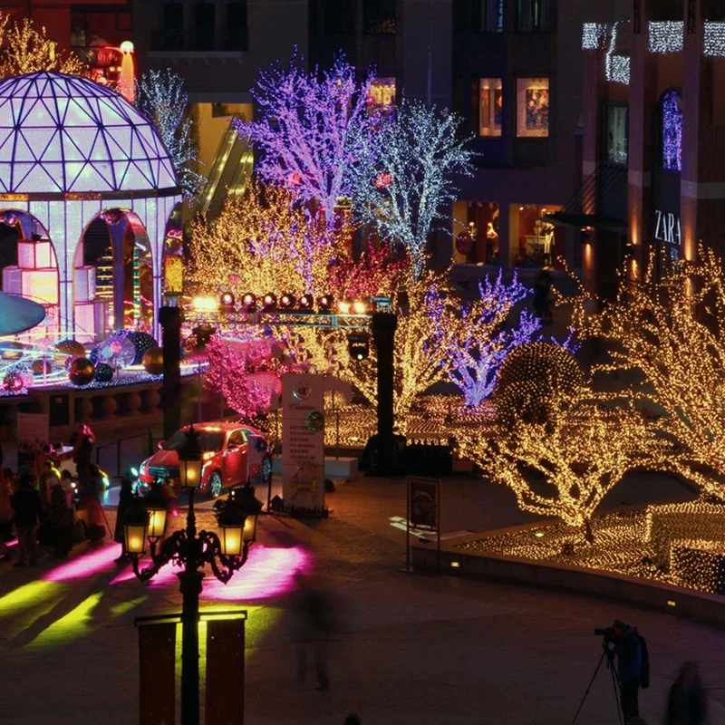 10 メートル 100Led クリスマス屋外クリスマスライト LED ストリングライト Luces Decoracion フェアリーライトホリデーライト照明ツリーガーランド