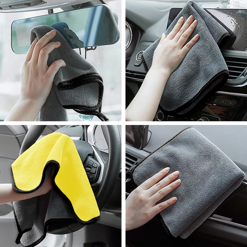 Auto Logo Badge Microfiber Washanddoek Katoen Zachte Reinigingsdoek Droogdoek Voor Tesla Model 3-modus S X Model Y-embleem Accessoires